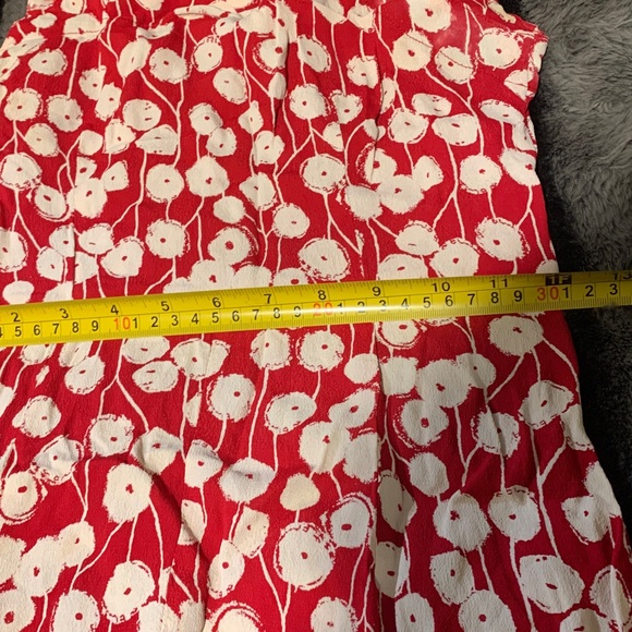 #12 Floral Red and White Dress - Picture 5 of 7